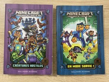 Lot De 2 Livres Minecraft