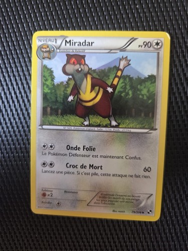 Carte pokémon 114 miradar - pokémon,