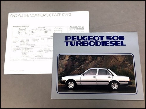 1981 peugeot 505 turbo - 505, diesel