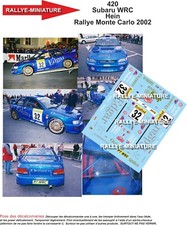 DECALS 1/32 REF 0420 SUBARU