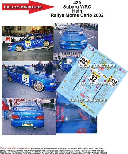 Decals ref 0420 subaru - decals, 1/32