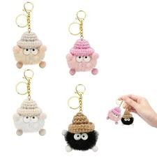 4 Pcs Porte-clés Pompon