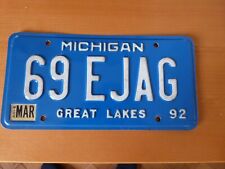 plaque immatriculation USA JAGUAR E