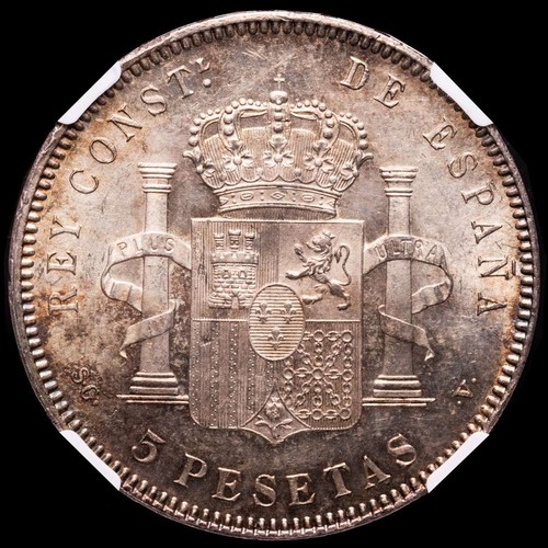 Alfonso xiii pesetas 1899 - 5,