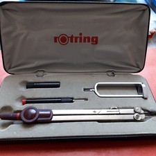 BOITE COMPAS ROTRING TECHNIQUE crayon & encre de chine