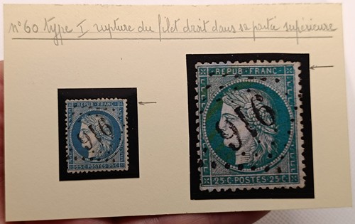 Timbre ancien cérès 25c - ancien,