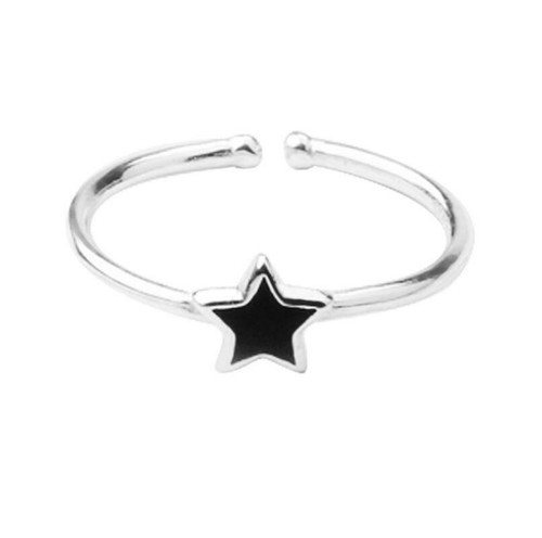 Adorable tiny silver black - silver,