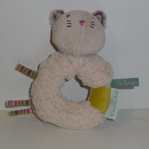 Doudou hochet chat moulin roty - doudou,