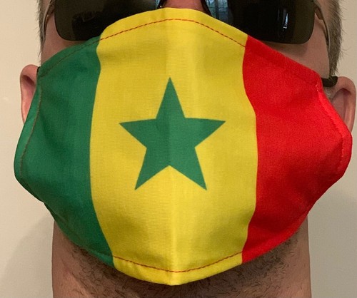 Masque drapeau senegal - masque,