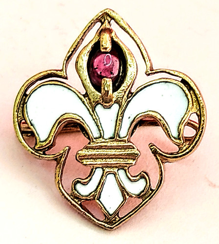 Broche vintage décor fleur - vintage,