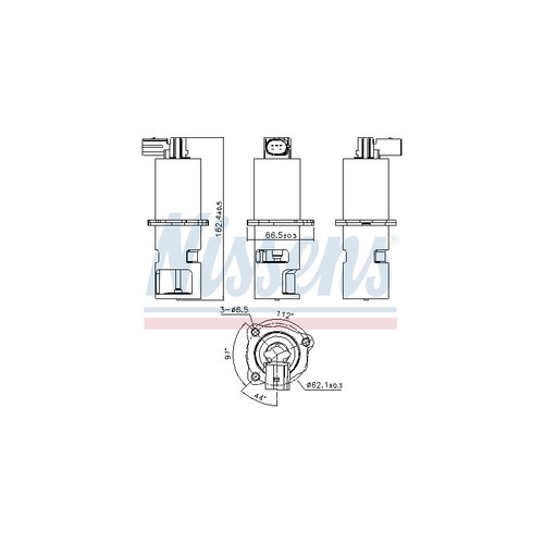 Nissens egr valves - for, renault