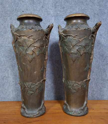 Paire grands vases art - grands,