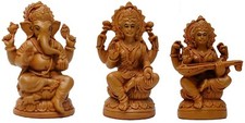 Résine Ganesh Laxmi Saraswati Idols pour Salon Maison Décor