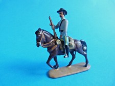 Soldat de plomb France 1900 - Joanny Jabouley - ACW - Cavalier sudiste 1