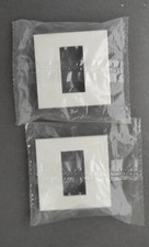 LOT DE 2 PLAQUES DE PROPRETÉ LEGRAND MOSAIQUE 50  1 POSTE NEUVE BLANC