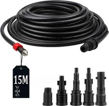 Tuyau de Nettoyage Haute Pression 15M 180bar deboucheur canalisation avec 5