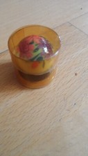RARE PETIT POT DE PARFUM VINTAGE CONCRETA OEILLET MOLINARD PEINT A LA MAIN