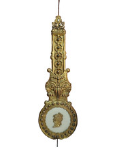 antique balance wheel for comtoise movement decorated with a female bust (SG10)