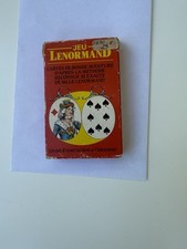 LOT GRAND JEU Mlle LENORMAND grimaud CARTES cartomancie voyance