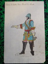 RARE DESSIN XIX AQUARELLE