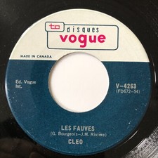 CLEO-Les Fauves 7" (60's