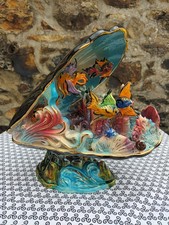 Grande moule en céramique ancienne lampe veilleuse années 1950/1960