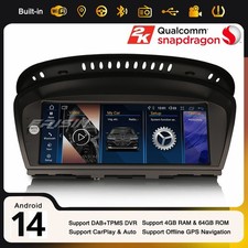 8,8" Android 14.0 Navi Autoradio BMW 3er E90 E91 E92 E93 5er E60 E61 E63 E64 CIC