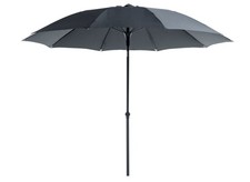 Proloisirs Parasol pour Jardin Inclinable Diamètre 270CM Gris, Meubles