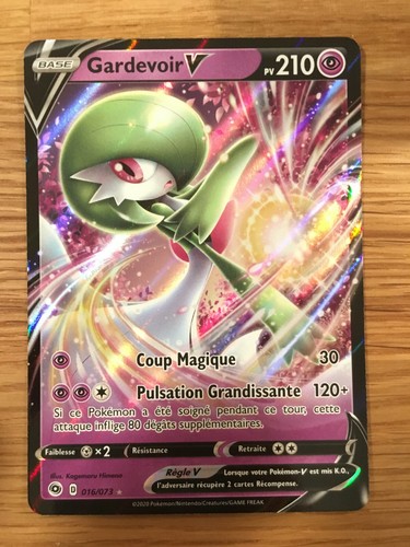 Carte pokémon gardevoir - carte, v