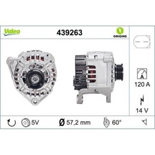 Alternateur valeo 439263 - alternateur,