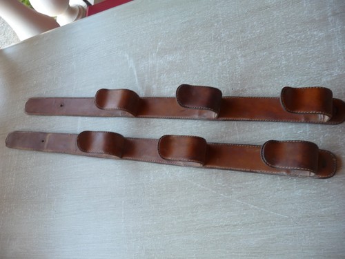 Porte fusil cuir metal - porte,