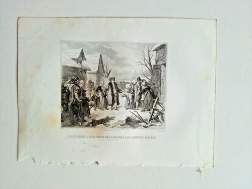 Gravure ancienne louis xvi - gravure,