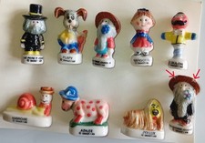 serie de 8 feve le manege enchante 1992 prime+1 jouvence avec petits eclats