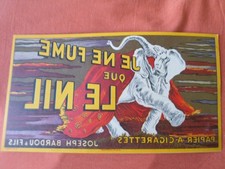 affichette Je ne fume que le Nil d'après Cappiello