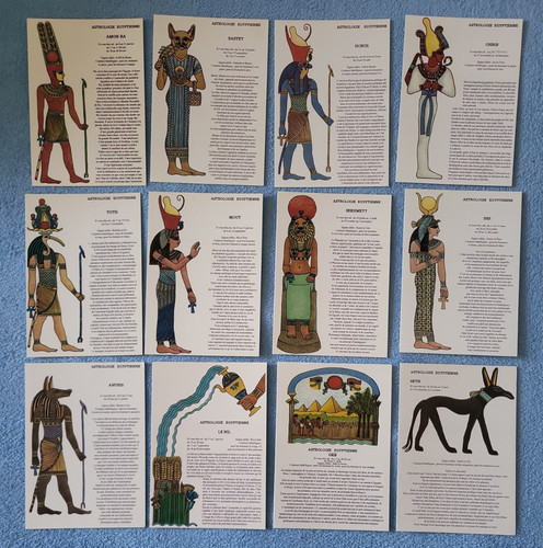 Astrologie egyptienne lot - egyptienne, 12