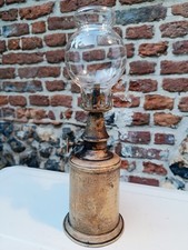 Ancienne lampe dorée à