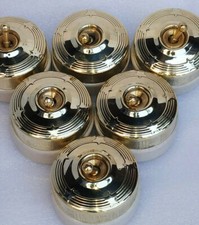 Vintage 6 Laiton Et Céramique