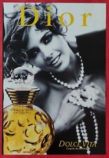 Publicité de presse: Parfum DOLCE VITA de Christian DIOR  Paris 1996