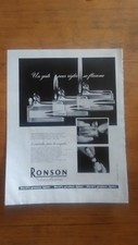 Pub ancienne briquet ronson - ancienne,
