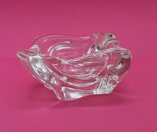 Daum vide poche cendrier cristal signé