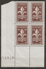 N° 787**  JAMBOREE MONDIAL A MOISSON EN BLOC DE 4