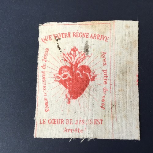 Voto sur tissu - tissu, coeur