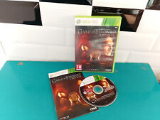 jeu vidéo VF xbox x-box 360 game of thrones le trône de fer