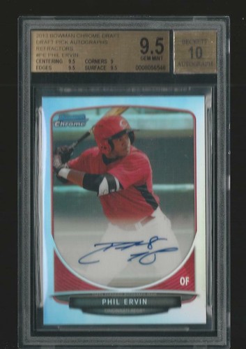 2013 bowman chrome phil - phil, ervin