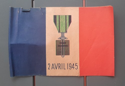 Drapeau papier medaille - drapeau,