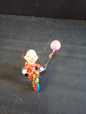 CLOWN TRICYCLE TIN TOY JOUET