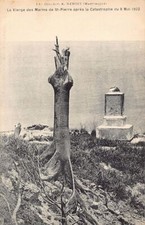 Martinique - SAINT-PIERRE - La vierge de smarins après la catastrophe - Ed. A. B