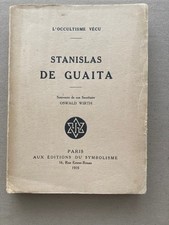 WIRTH, Oswald. Stanislas de