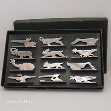 12 Porte Couteaux Argenté Dlg