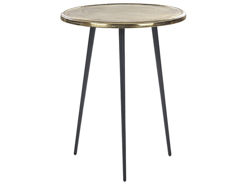 Table appoint doré noir - et,